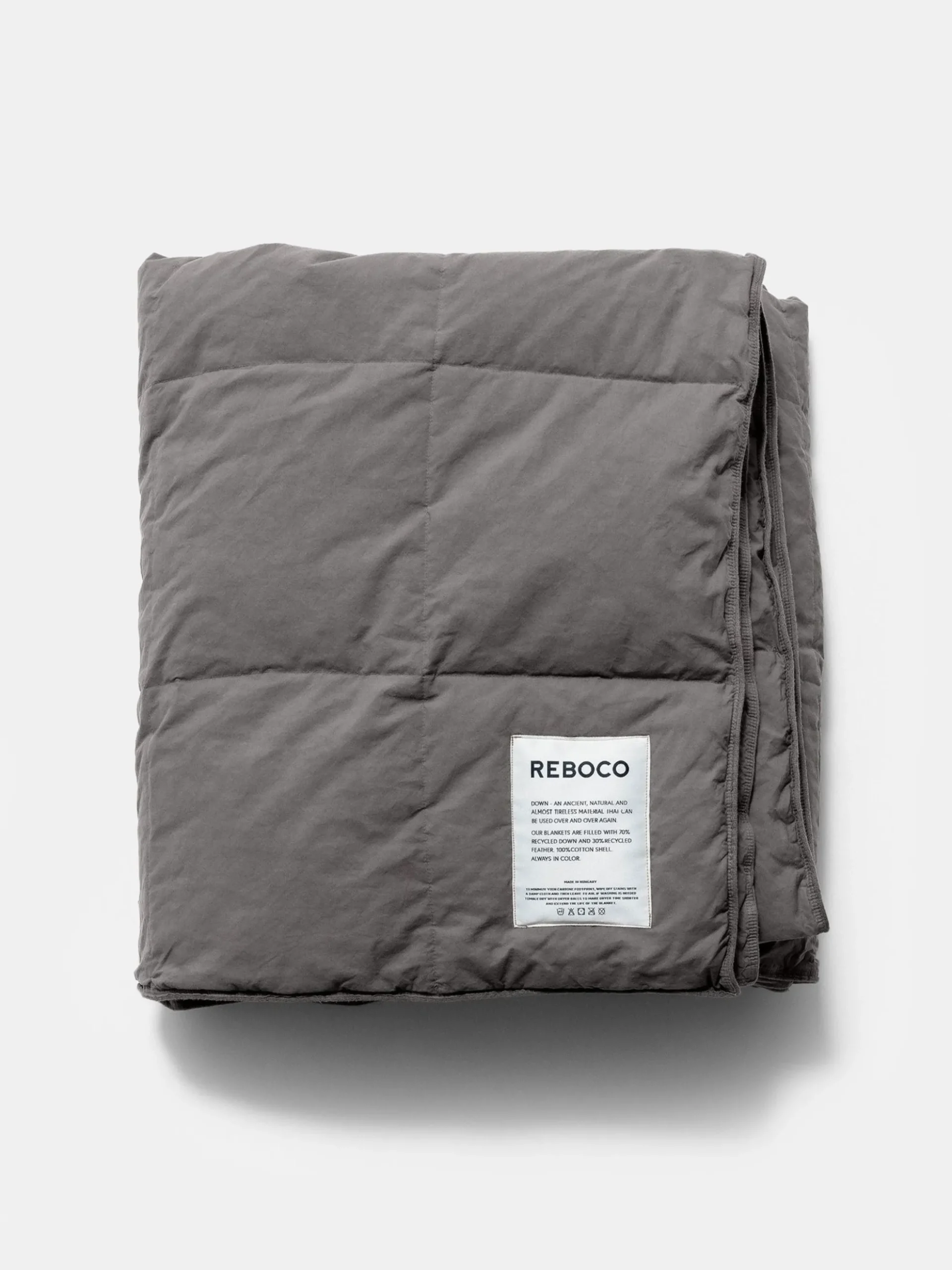 Down Blanket - Rhino Grey