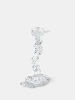 Drip Candle Holder Glass - Large