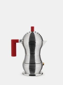 Espresso Coffee Maker Pulcina 3 Cups - Red