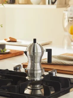 Espresso Coffee Maker Pulcina 6 Cups - Black