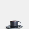 Espresso Cup With Saucer - Dark Blue - Smokey Blue