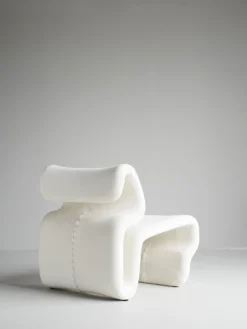 Etcetera Easy Chair - Creme White