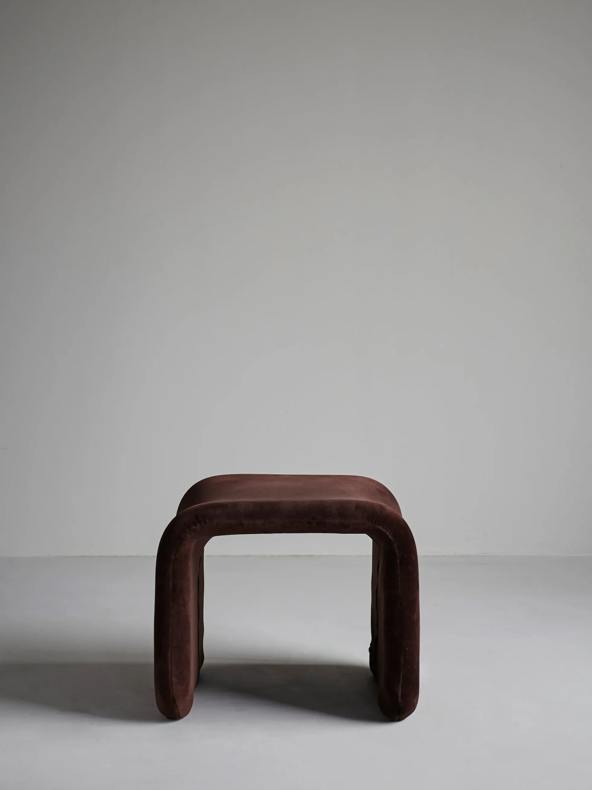 Etcetera Footstool - Chocolate Brown