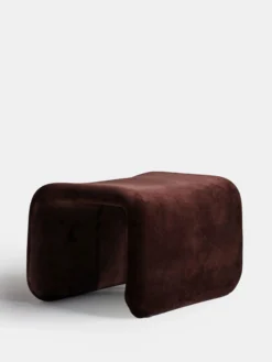 Etcetera Footstool - Chocolate Brown