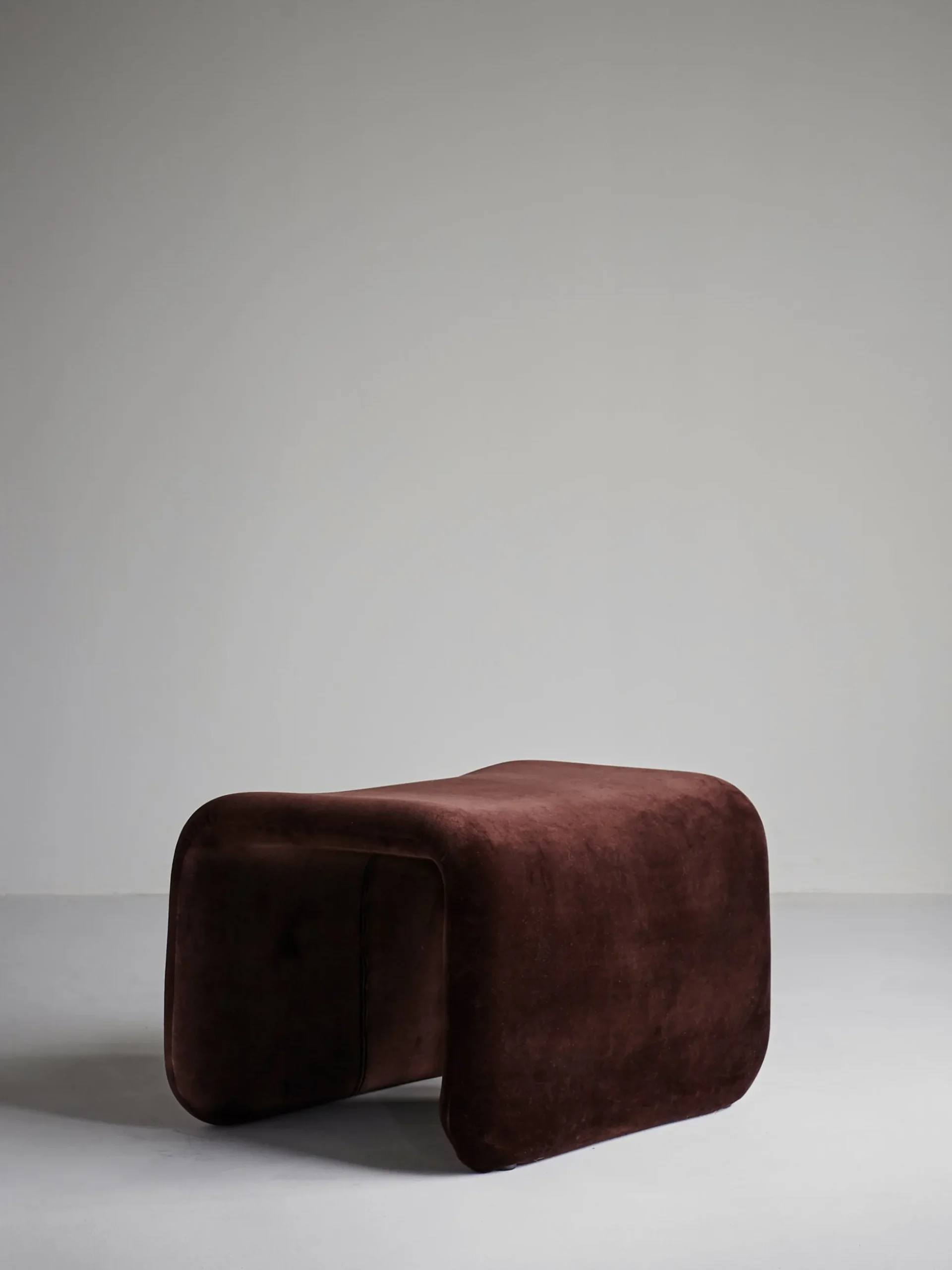 Etcetera Footstool - Chocolate Brown