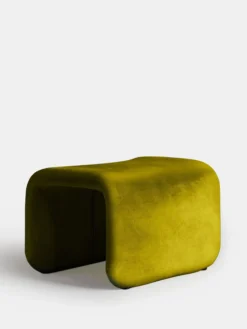 Etcetera Footstool - Turmeric Yellow
