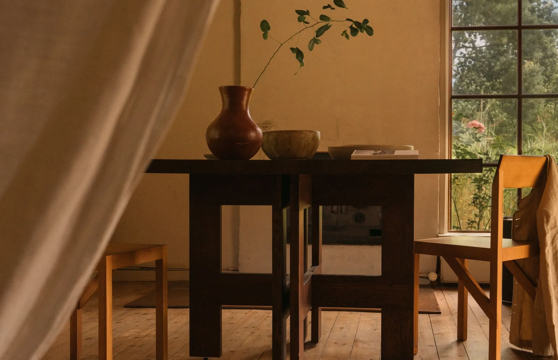 Farmhouse Trestle Table Square