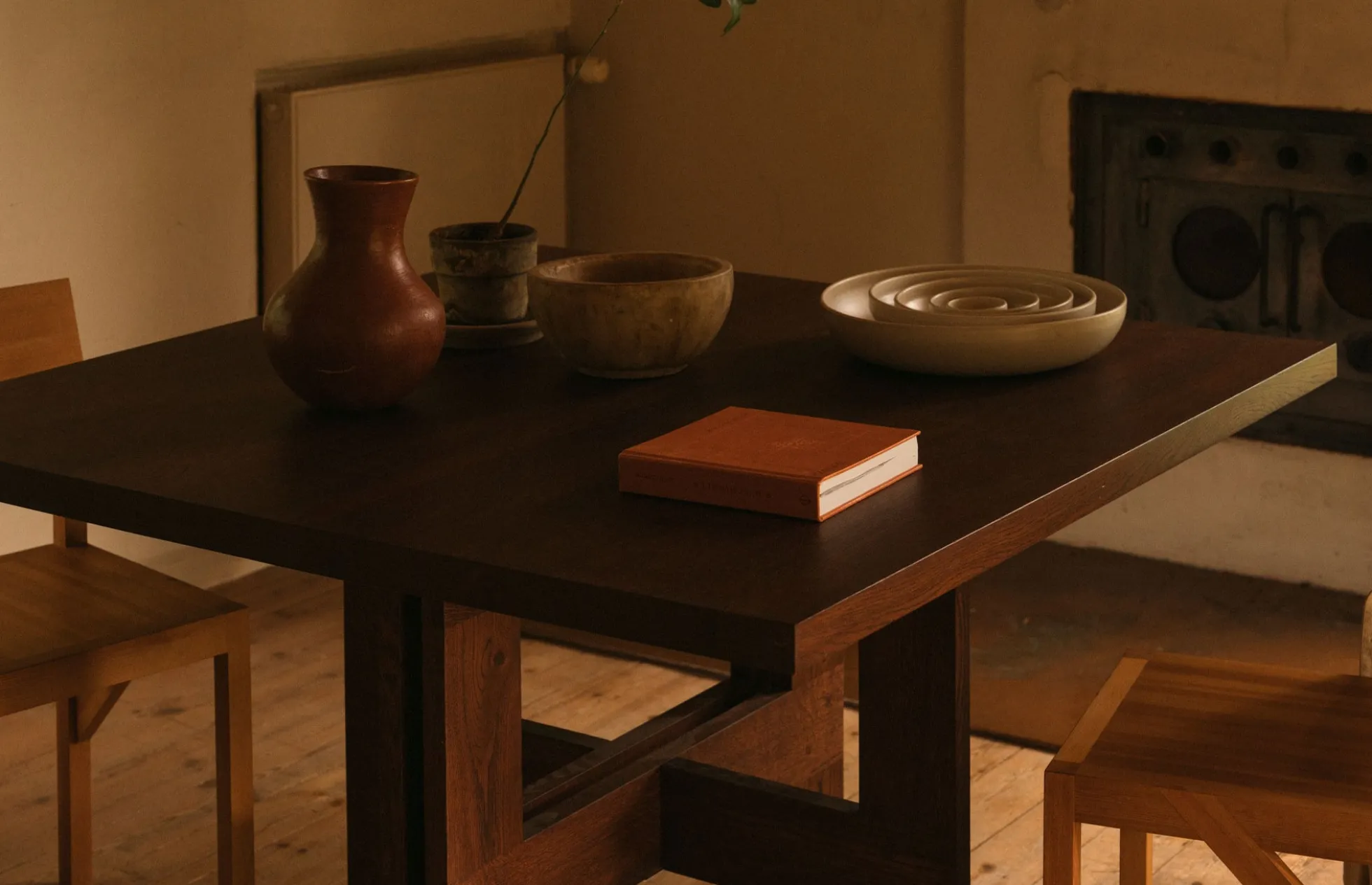 Farmhouse Trestle Table Square