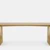 Geometric Dining Table - Oak