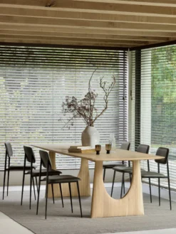 Geometric Dining Table - Oak