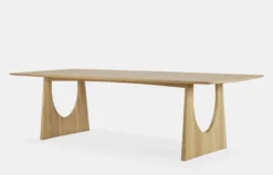 Geometric Dining Table - Oak