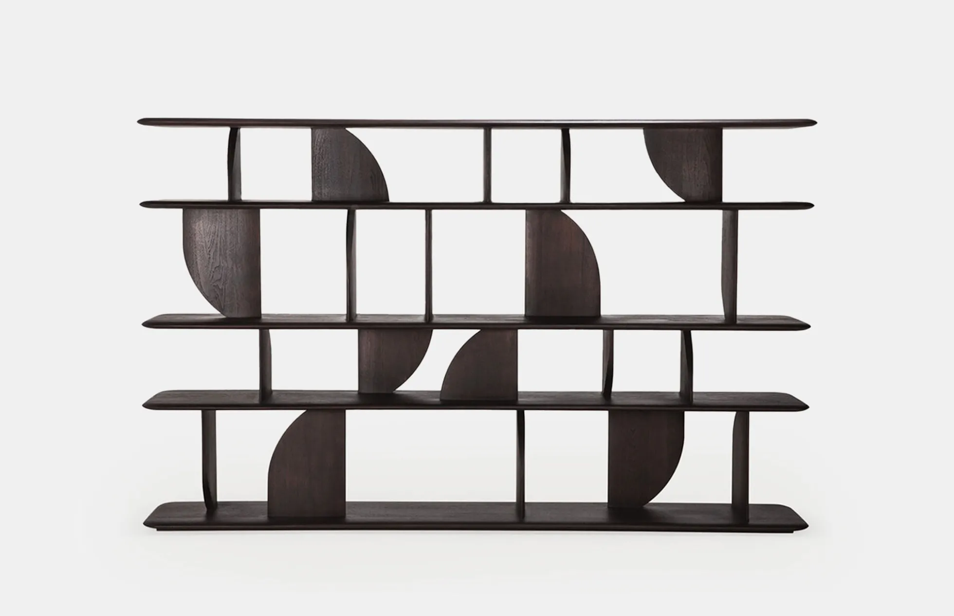 Geometric Rack - Teak Brown
