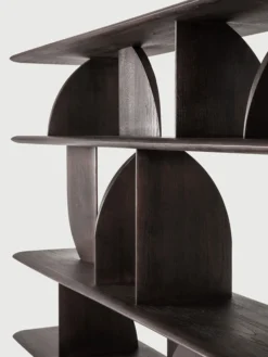 Geometric Rack - Teak Brown