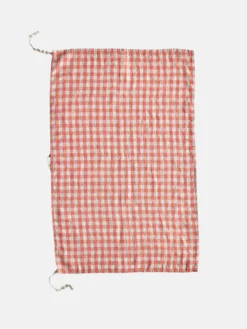 Gingham Dishtowel - Orange