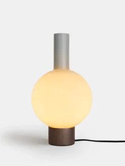 Glass Puritan Table Lamp