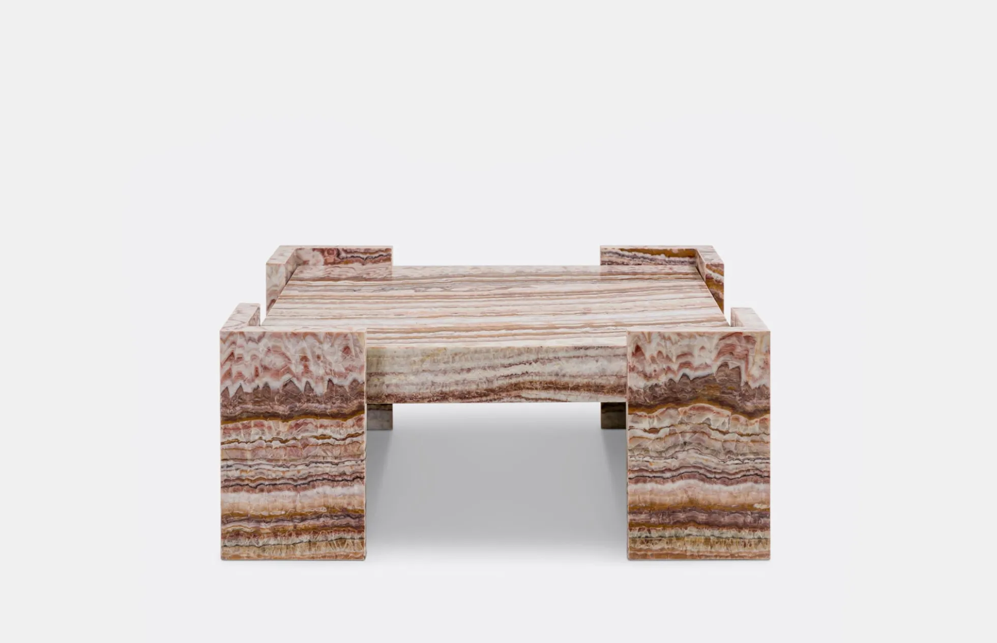Harlow Coffee Table - Red Jade