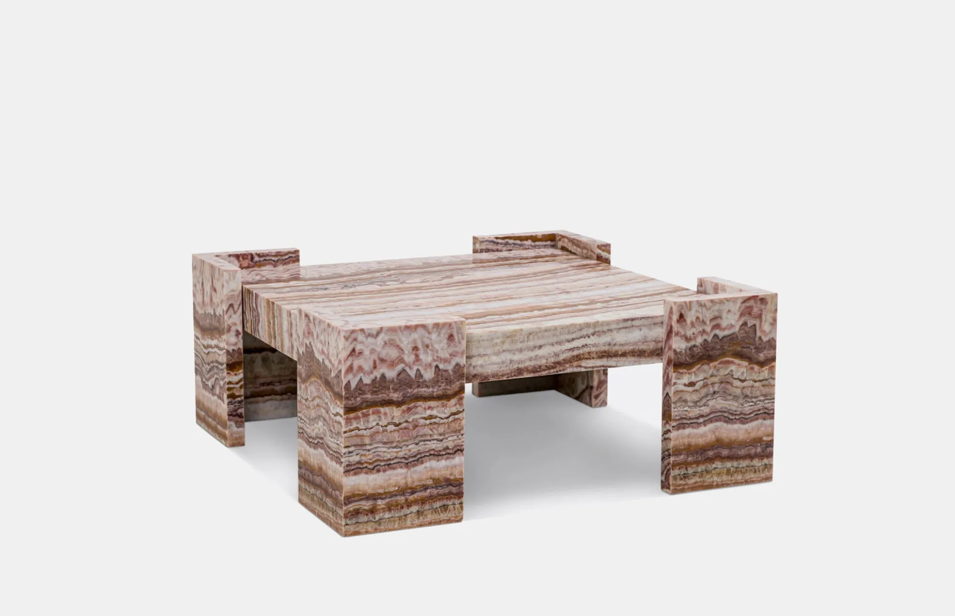 Harlow Coffee Table - Red Jade