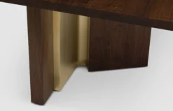 Izar Dining Table - Brushed Brass