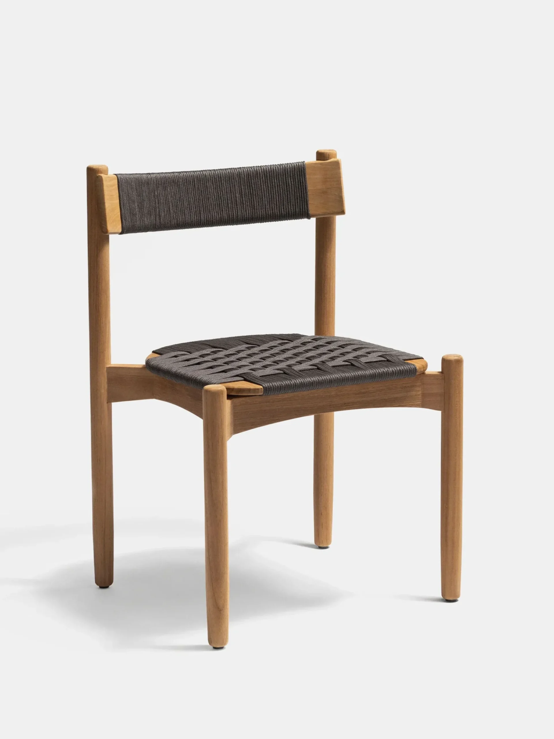 Koster Dining Chair - Teak - Dark Grey