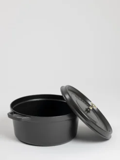 La Cocette Round Cast Iron Black - 30 cm