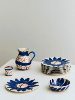 La Pittura Bowl - Deep Blue Flower