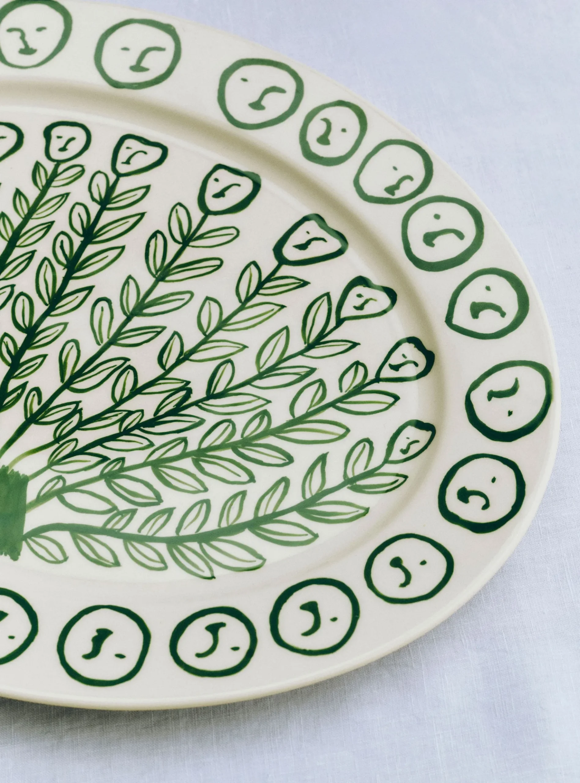 La Pittura Oval Serving Platter - Olive Grove