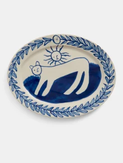 La Pittura Oval Serving Platter - Charlotte