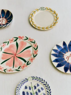 La Pittura Plate - Golden Leaf