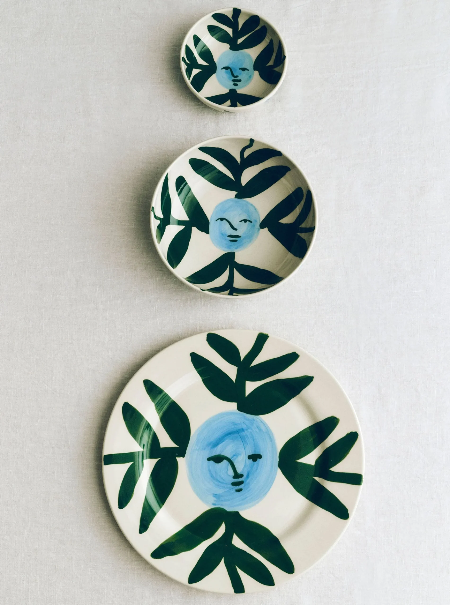 La Pittura Plate - Moon Face Wine