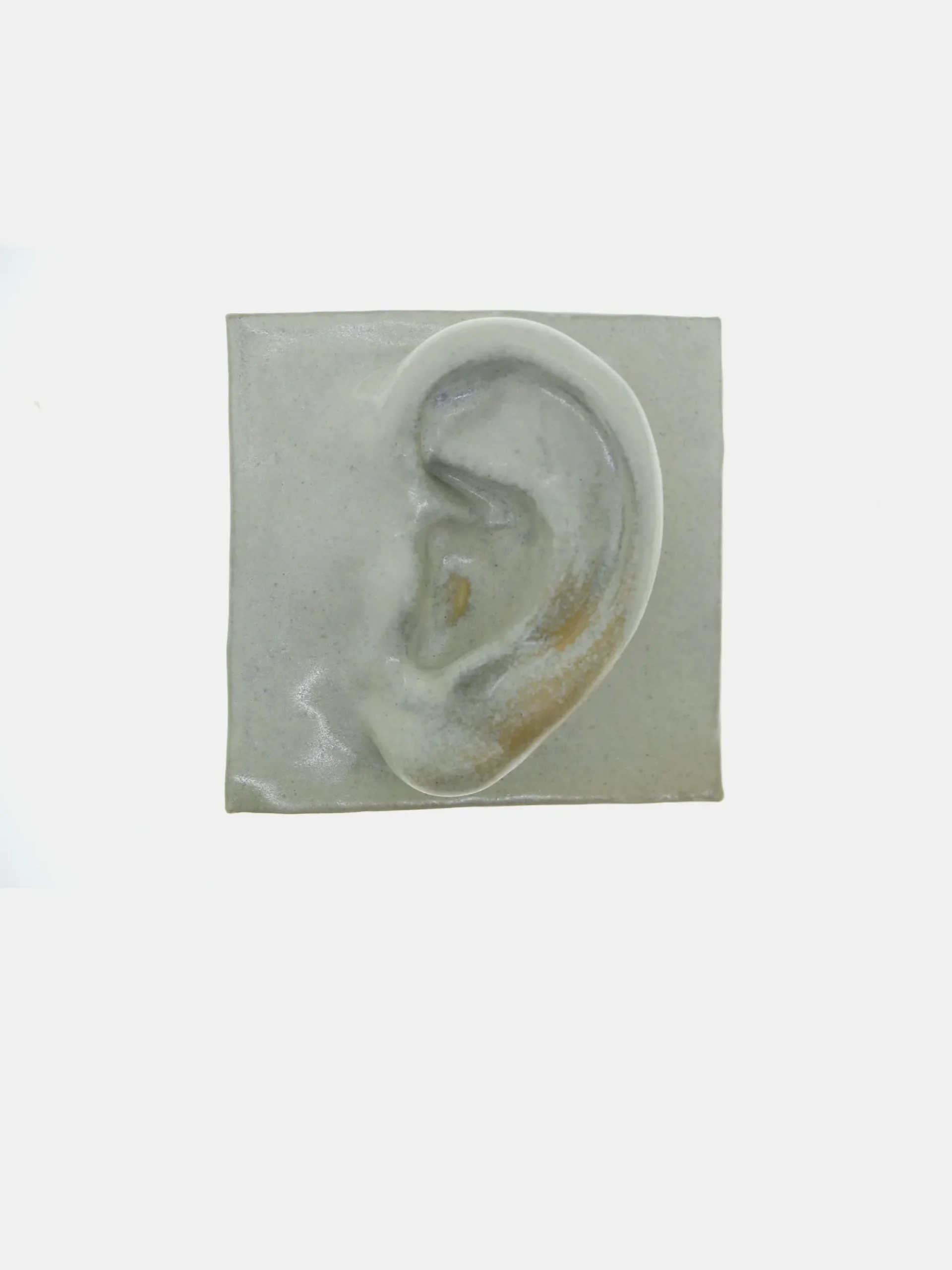 Left Ear - White