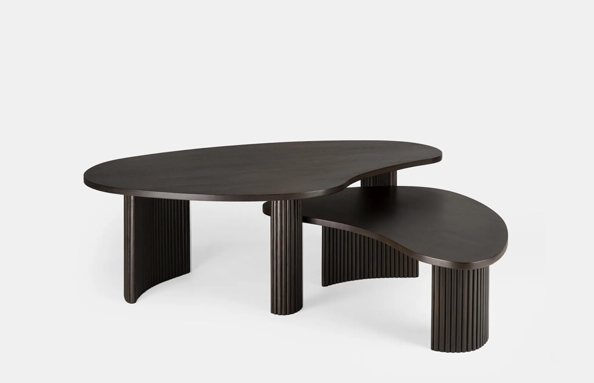 Mahogany Boomerang Coffee Table