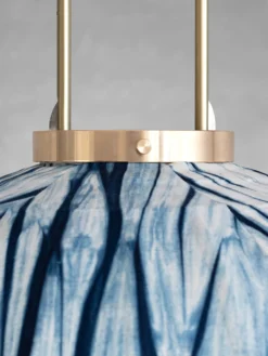 Mandarin Pendant - Plant Dyed Pattern