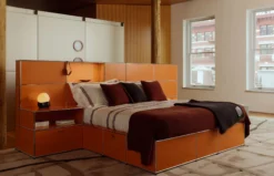 Mansa Asymmetrical Platform Bed