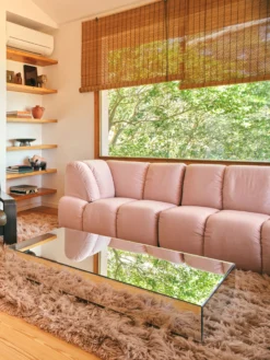 Mirror Block Coffee Table - Clear - 120 cm