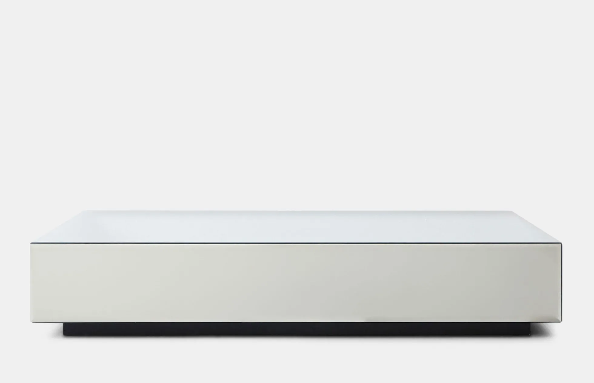 Mirror Block Coffee Table - Clear - 120 cm