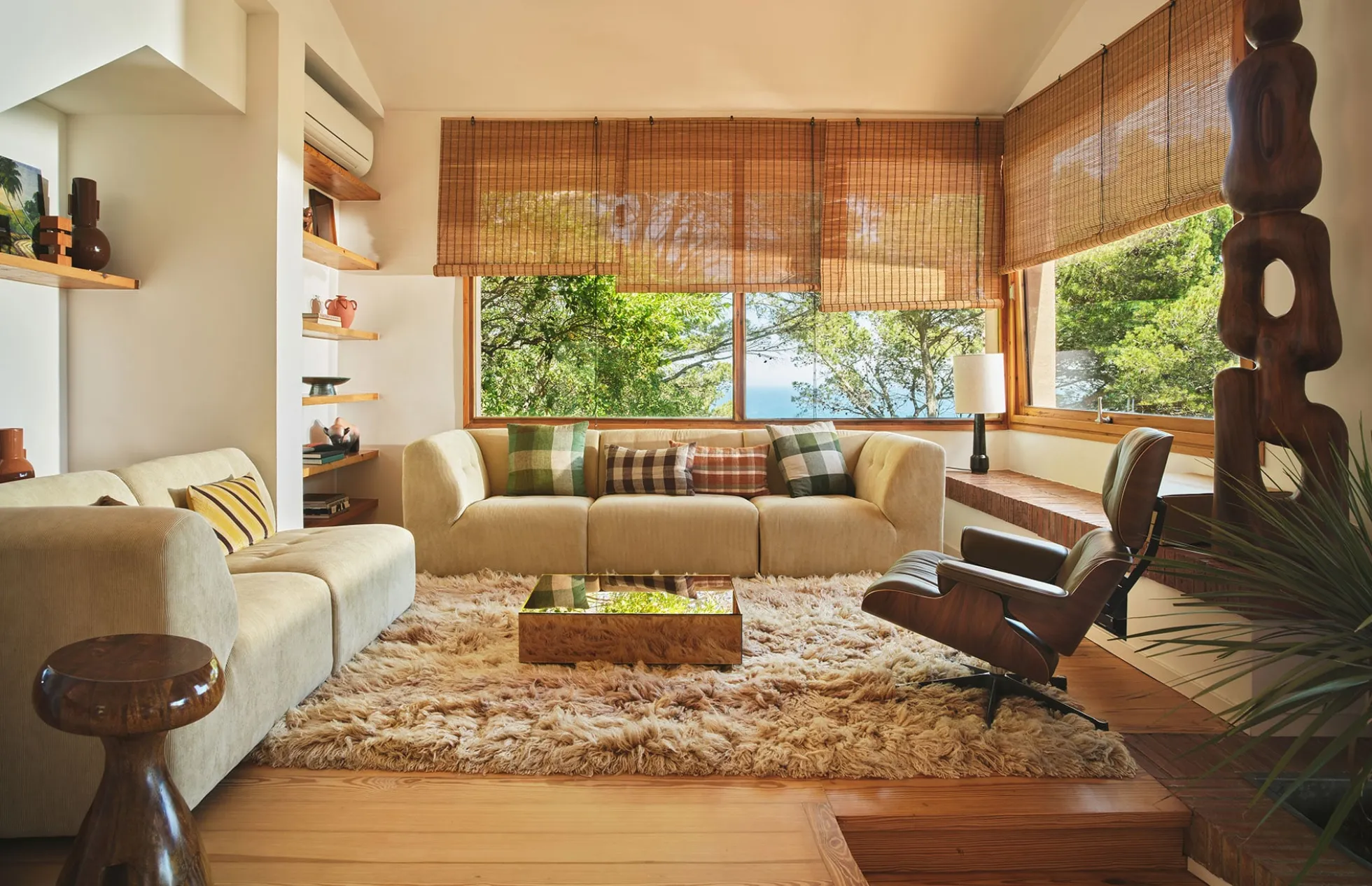 Mirror Block Coffee Table - 90 cm
