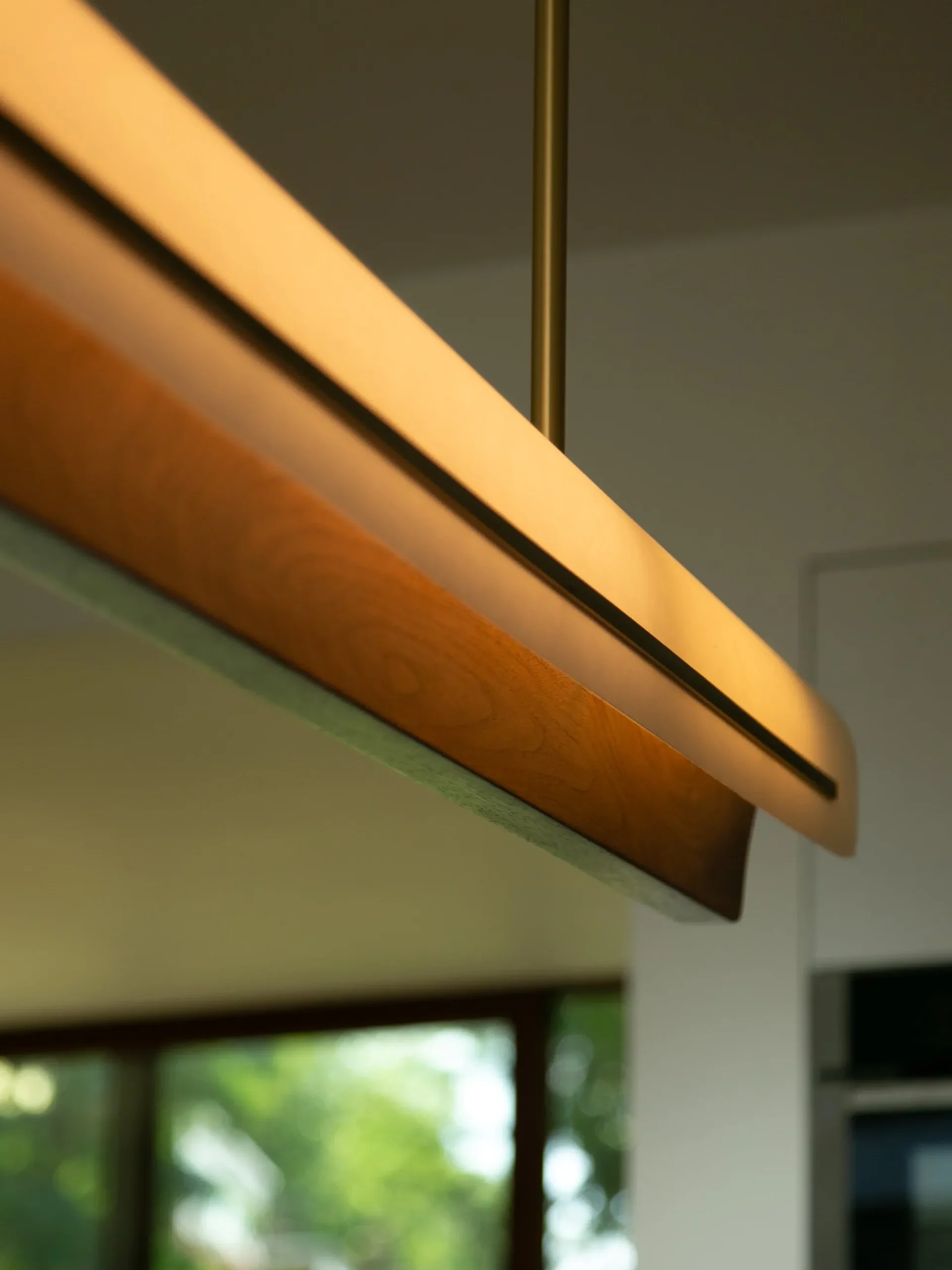 Modernist Linear Suspension Lamp