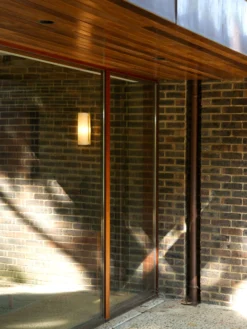 Modernist Metal Wall Lamp