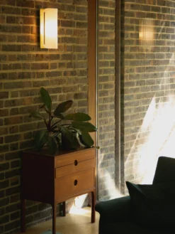 Modernist Metal Wall Lamp