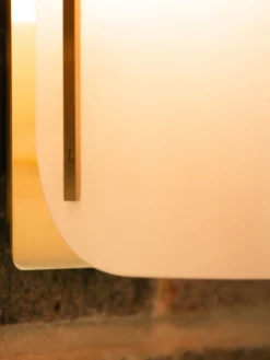Modernist Metal Wall Lamp