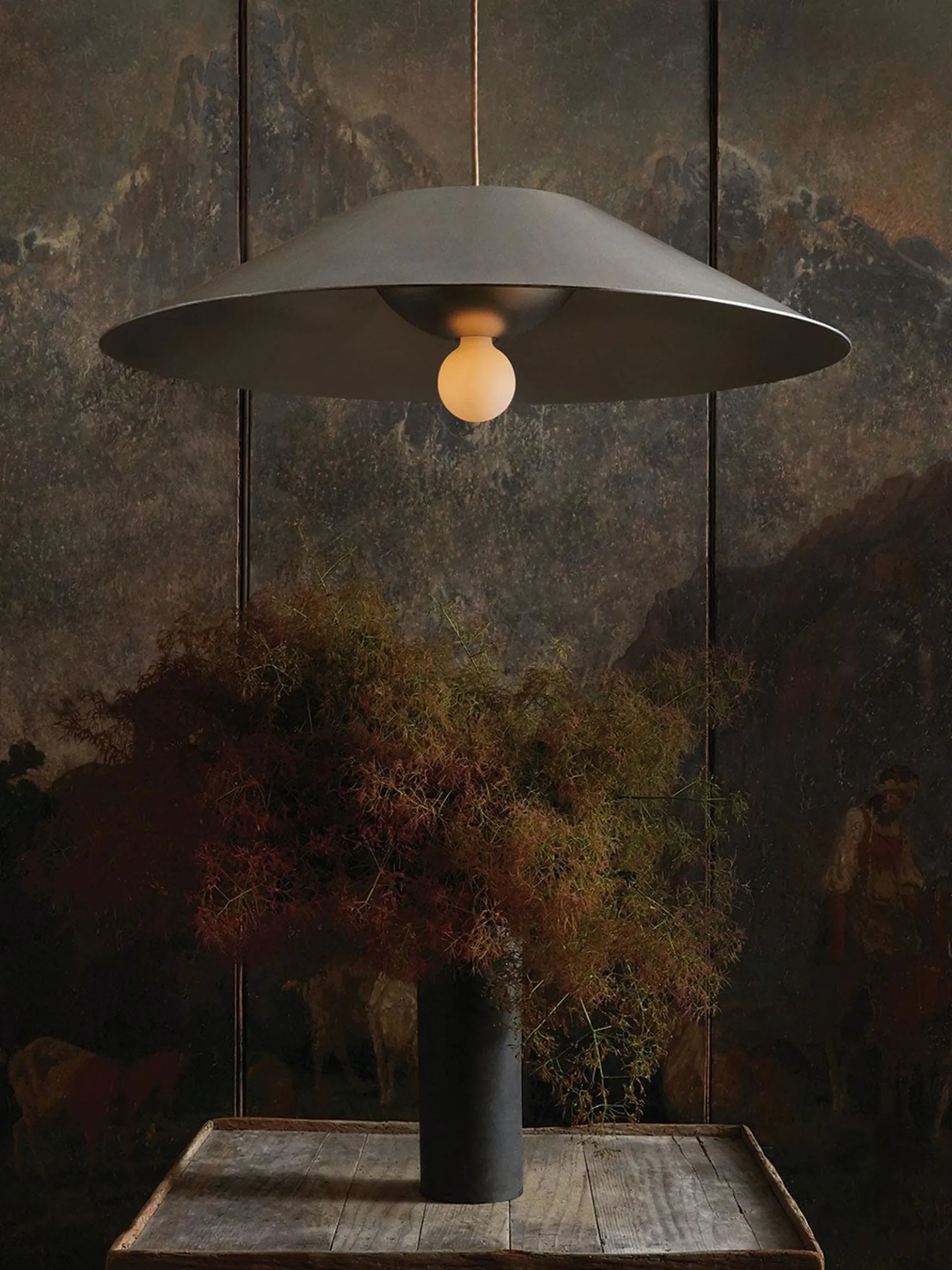 Monumental Pendant - Waxed Aluminum