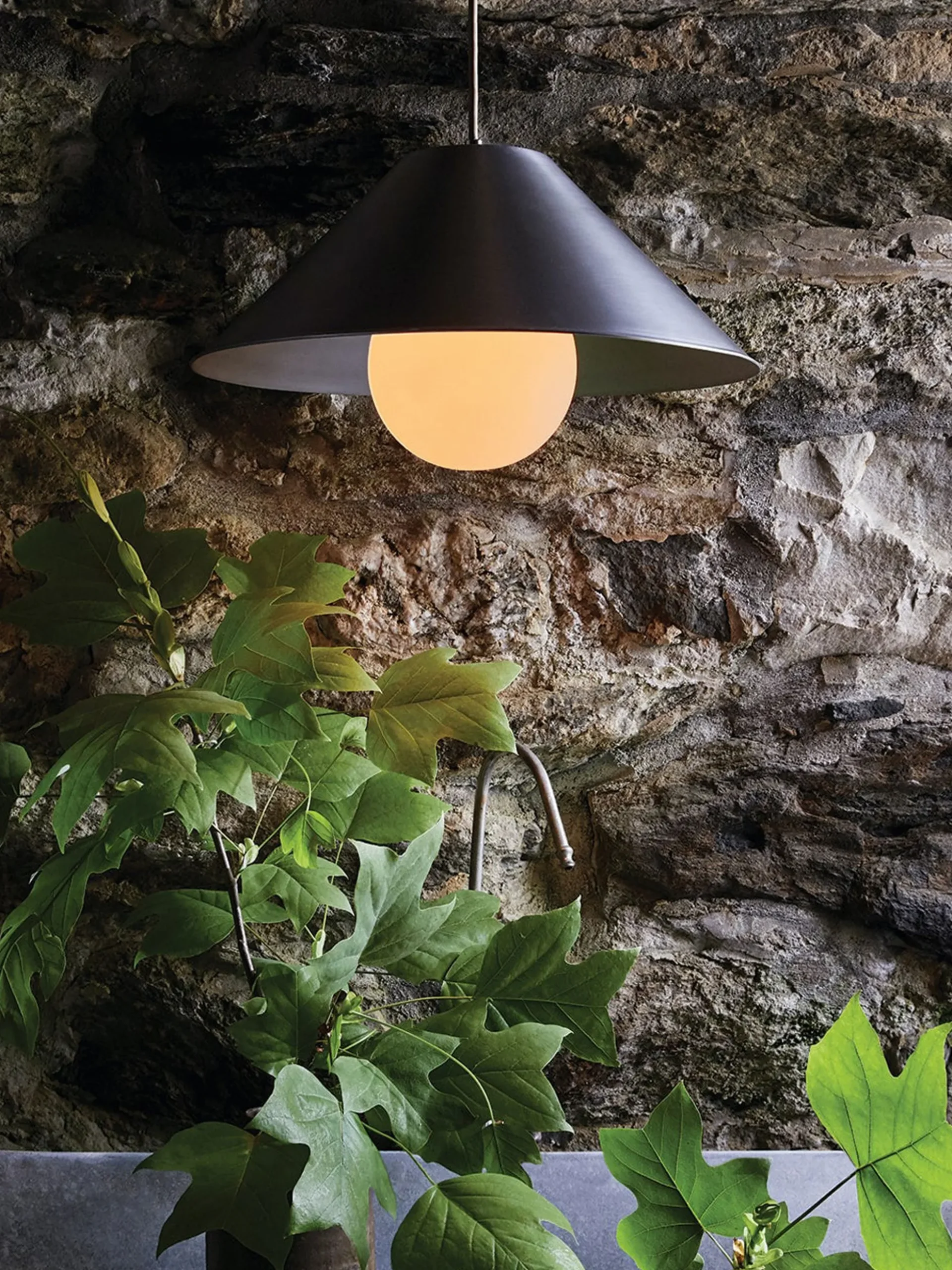 Monumental Pendant - Waxed Aluminum