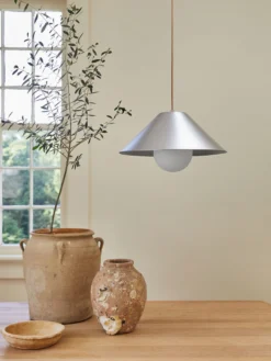 Monumental Pendant - Waxed Aluminum