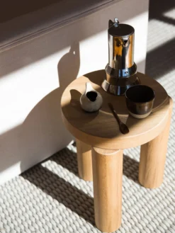 Offset Stool/Side Table