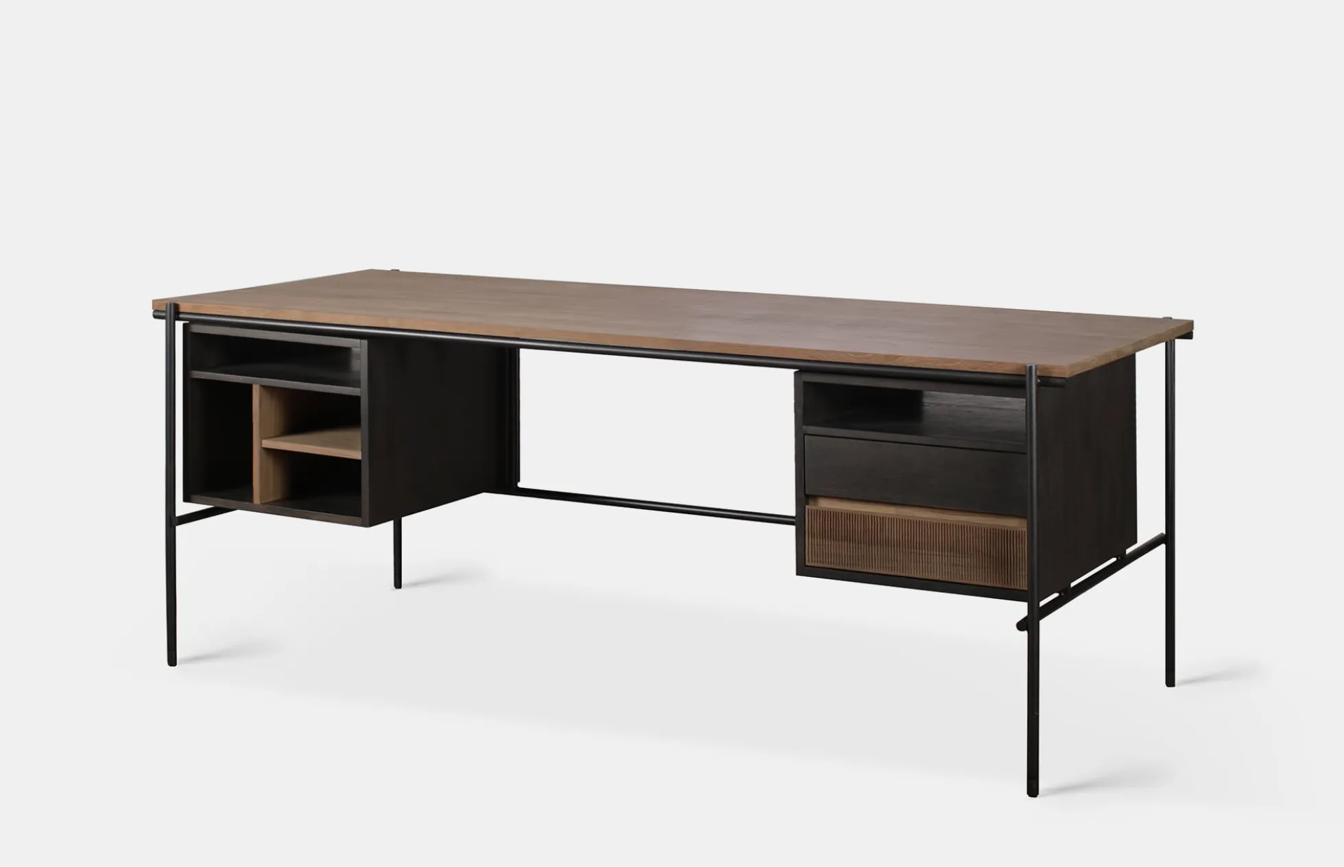 Oscar Desk - Teak - 2 Drawers