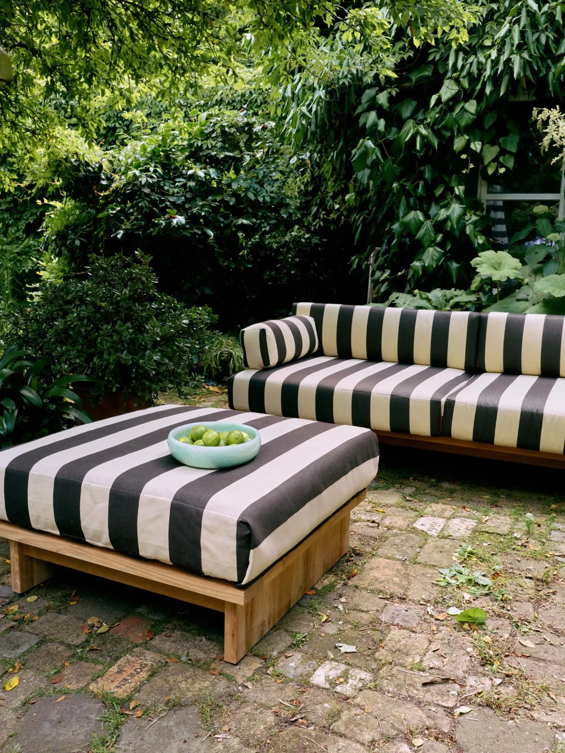 Outdoor Pouf Teak