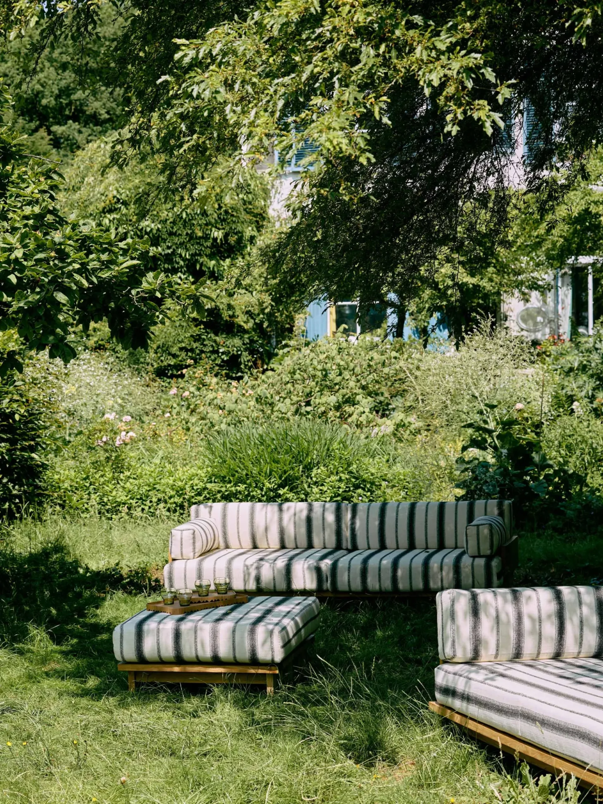 Outdoor Pouf Teak