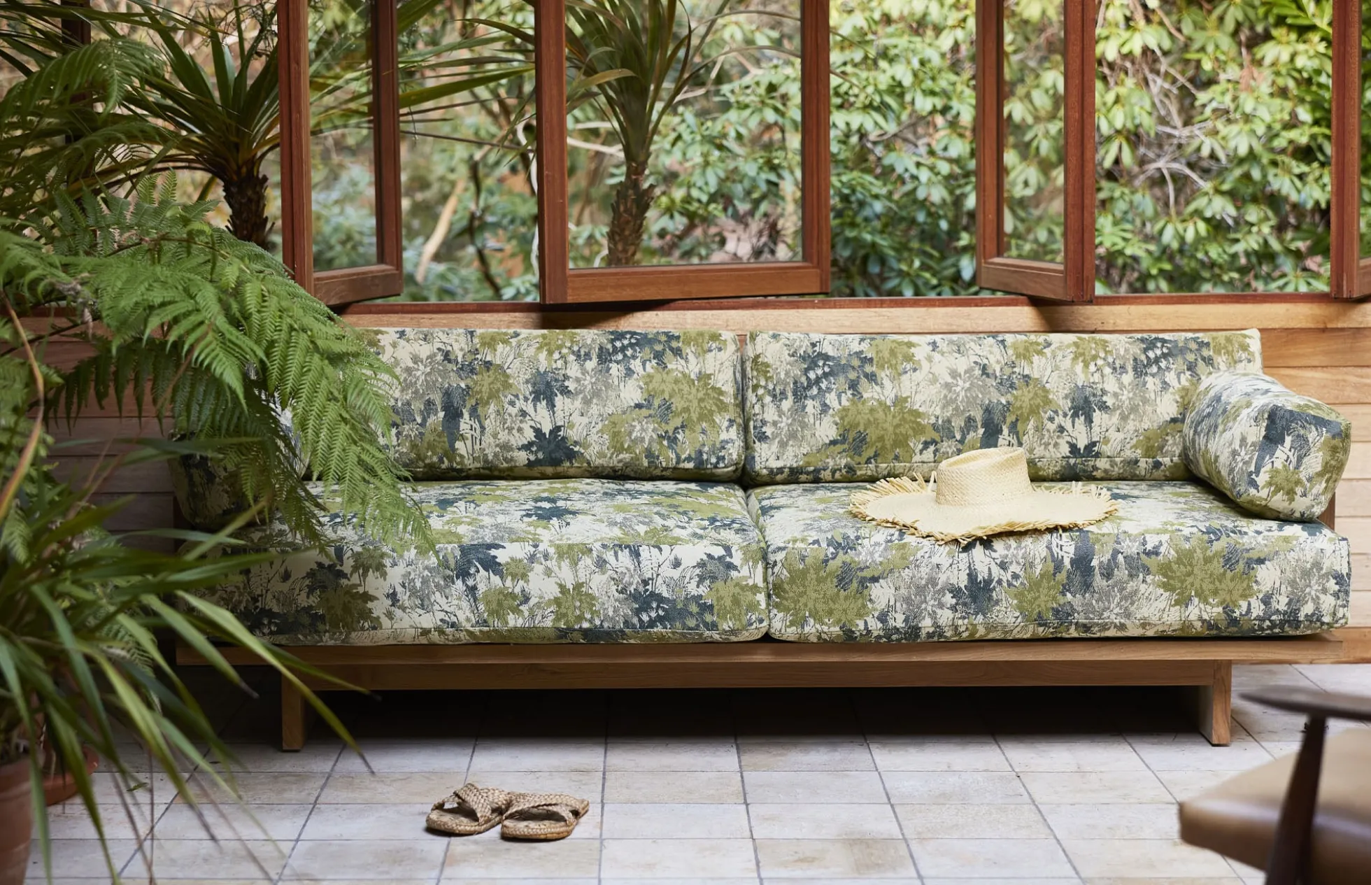 Outdoor Sofa Teak