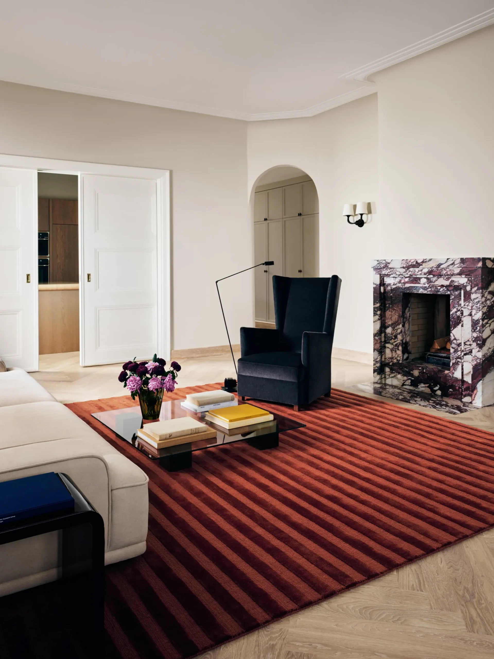 Park 03 Rug - Burgundy