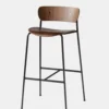 Pavilion AV7 Barstool – Black Lacquered Oak